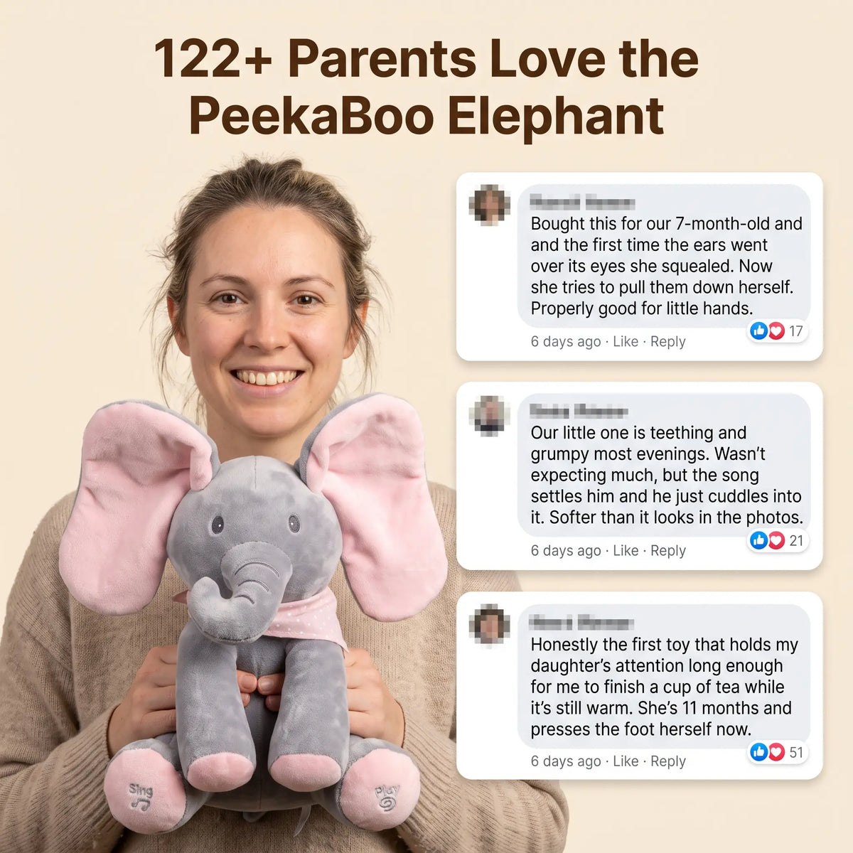 TinyWonder™ - PeekaBoo Elephant