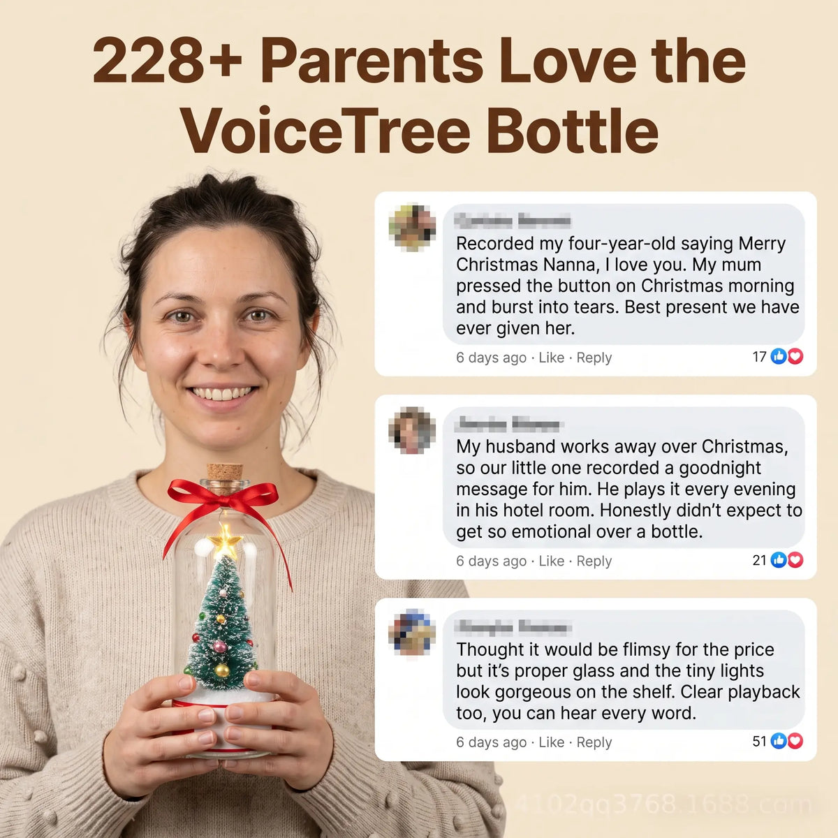 TinyWonder™  Record a message Christmas Tree