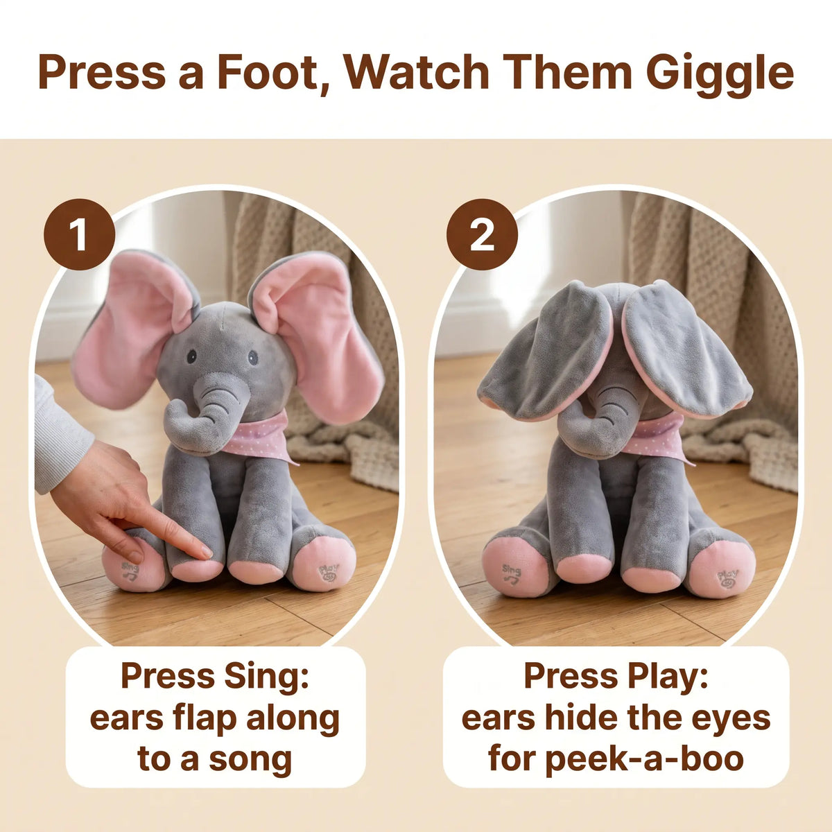 TinyWonder™ - PeekaBoo Elephant