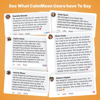 CalmMoon™ – your gentle companion for peaceful evenings.