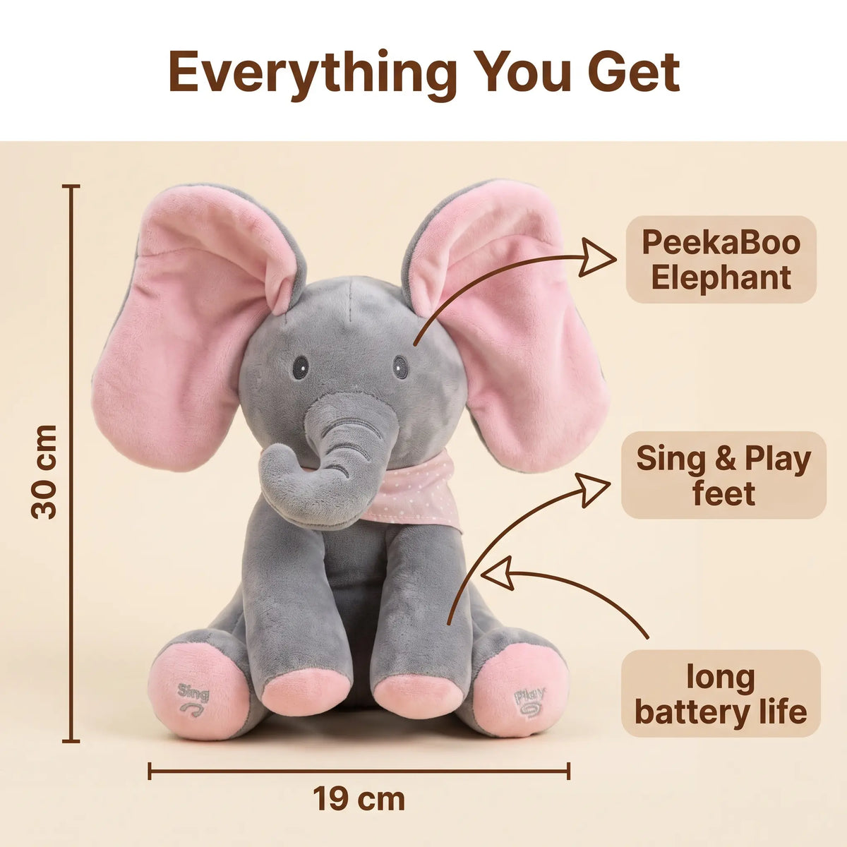TinyWonder™ - PeekaBoo Elephant